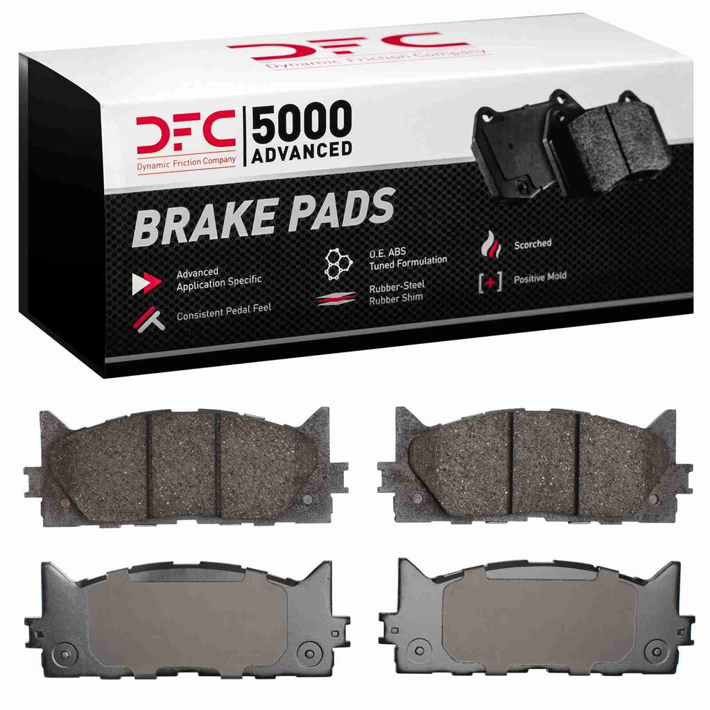 Heavy-Duty Front Brake Rotors & Ceramic Brake Pads Kit | 2007-2018 Lexus ES350, 2013-2018 ES300h, 2008-2018 Toyota Avalon, 2007-2017 Camry