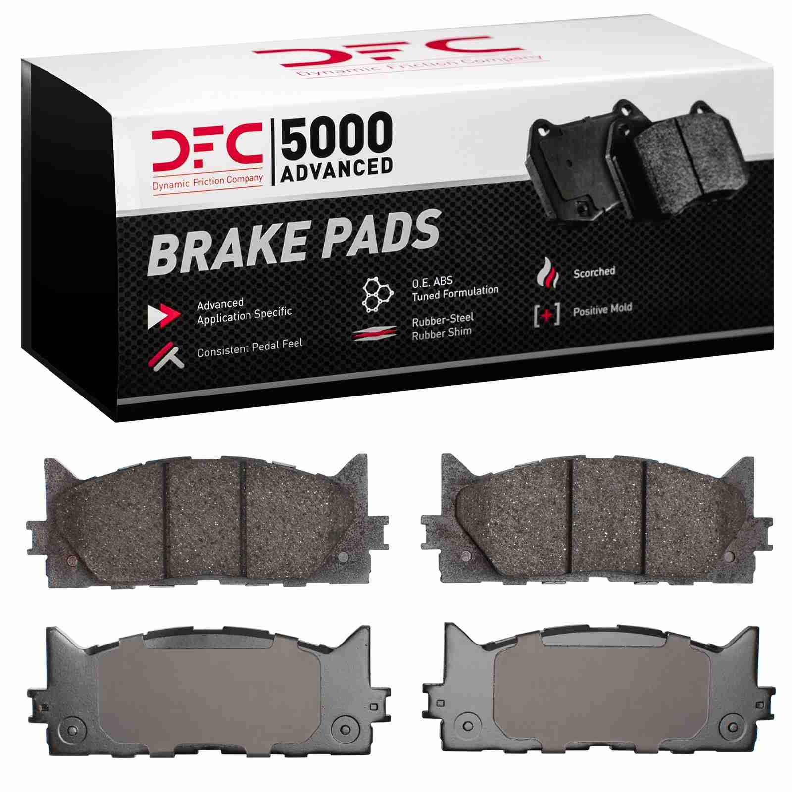 Heavy-Duty Front Brake Rotors & Ceramic Brake Pads Kit | 2007-2018 Lexus ES350, 2013-2018 ES300h, 2008-2018 Toyota Avalon, 2007-2017 Camry