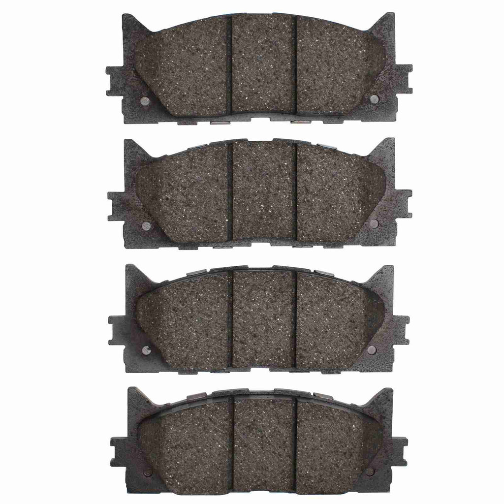 Heavy-Duty Front Brake Rotors & Ceramic Brake Pads Kit | 2007-2018 Lexus ES350, 2013-2018 ES300h, 2008-2018 Toyota Avalon, 2007-2017 Camry