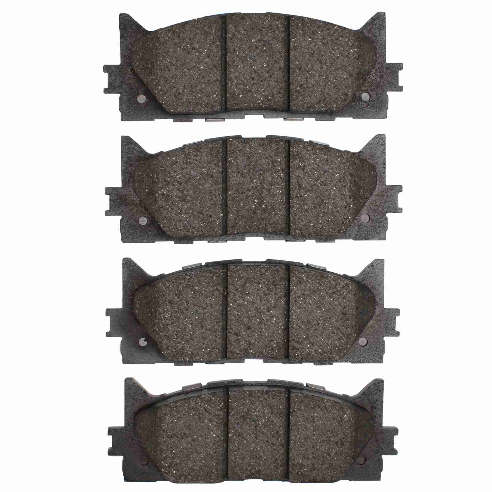 Heavy-Duty Front Brake Rotors & Ceramic Brake Pads Kit | 2007-2018 Lexus ES350, 2013-2018 ES300h, 2008-2018 Toyota Avalon, 2007-2017 Camry